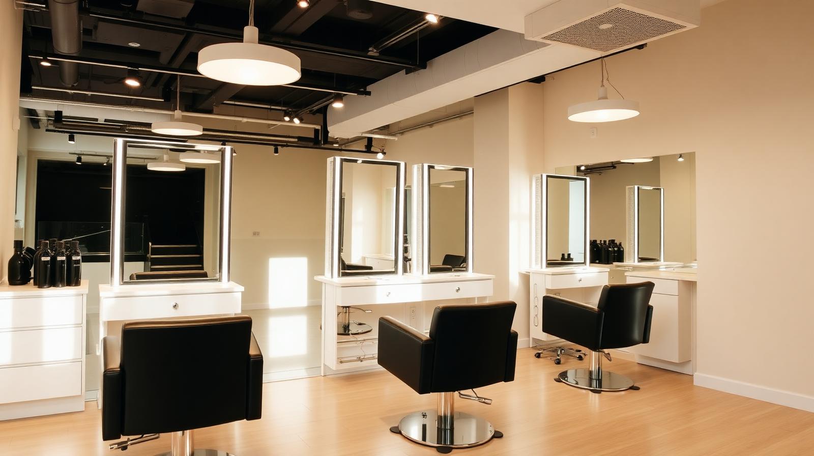 Salon workspace